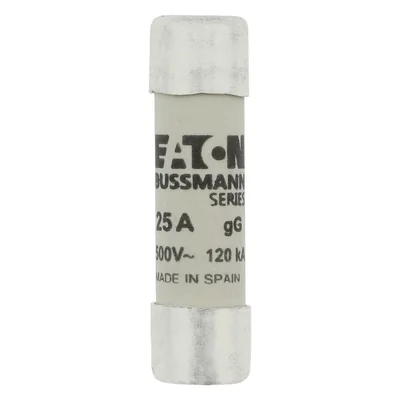 C10G25 Válcová vložka 10 x 38 mm 25A GG 400V AC