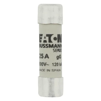 C10G25 Wkładka cylindryczna 10 x 38 mm 25A GG 400V AC