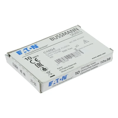 C10G4 Cylindrical insert 10 x 38 mm 4A GG 500V AC