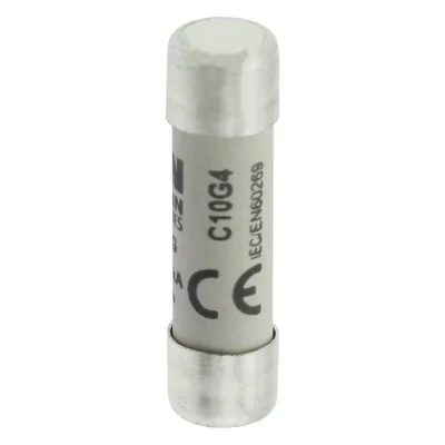 C10G4 Válcová vložka 10 x 38 mm 4A GG 500V AC