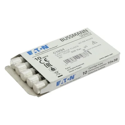 C10G4 Wkładka cylindryczna 10 x 38 mm 4A GG 500V AC