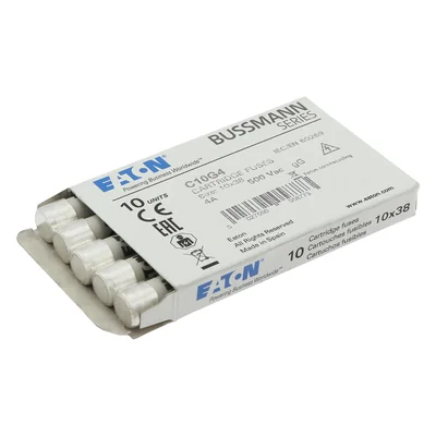 C10G4 Zylindrischer Einsatz 10 x 38 mm 4A GG 500V AC