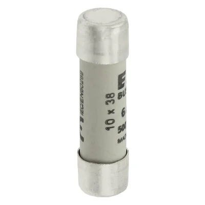 C10G6 Zylindrischer Einsatz 10 x 38 mm 6A GG 500V AC