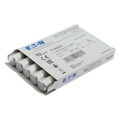 C14G25 Cylindrical insert 14 x 51 mm 25A GG 500V AC