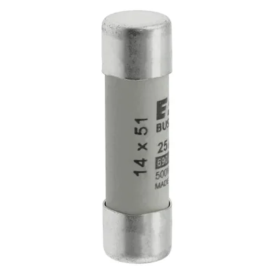 C14G25 Zylindrischer Einsatz 14 x 51 mm 25A GG 500V AC