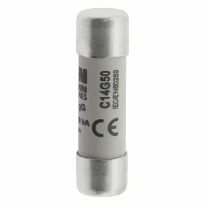 C14G50 Válcová vložka 14 x 51 mm 50A GG 400V AC
