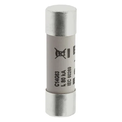 C14G63 Cylindrical insert 14 x 51 mm 63A GG 400V AC