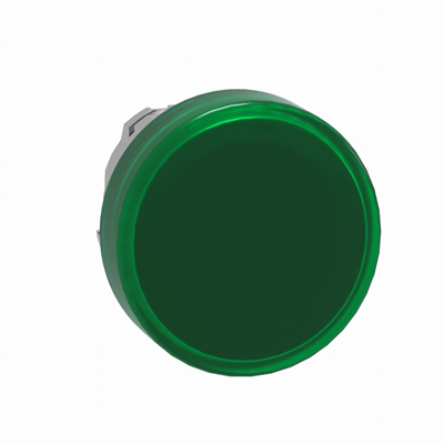 Cabezal de lámpara de señalización de metal LED verde Harmony XB4