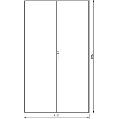 Cabinet for serial installation UNIVERS IP54/I 4-pole