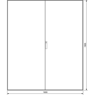 Cabinet for serial installation UNIVERS IP54/I 6-pole