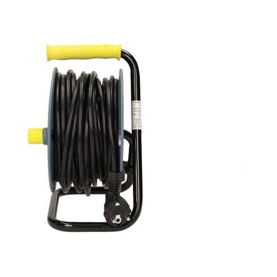 Cable alargador carrete MINI 4 tomas con/sin fusible térmico 5m H05VV-F 3x1 lima