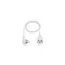 Cable alargador ECONIMIC 1 G/U H05VV-F 3x1,5mm2 blanco