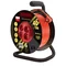 Cable alargador enrollable 4 tomas con/salida 40m OMY 3x1,5 naranja