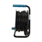 Cable alargador enrollable MINI 4 tomas con/sin fusible térmico 5m H05VV-F 3x1 turquesa