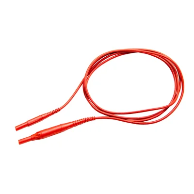 Cable CAT IV 1000 V rojo de 2,0 m (conectores banana con fusible de 10 A)