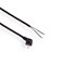 Cable con conector acodado, goma H05RR 2x1,5, 4 m