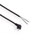 Cable con conector acodado, goma H05RR 2x1,5, 4 m
