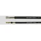 Câble d'alimentation en caoutchouc H05RN-F 2x1 mm² noir, conducteurs colorés selon DIN VDE 0293-308