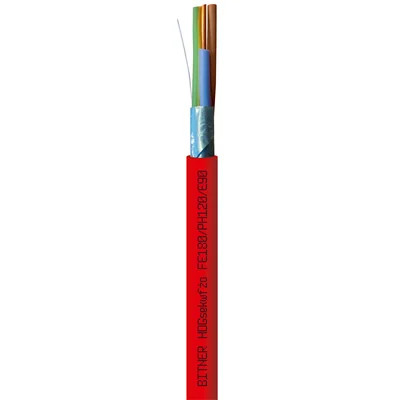 Câble d'alimentation HDGsekwf FE180/PH120/E90 300/500 V 2x1,5 mm² résistant au feu et sans halogène