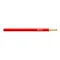 Câble d'alimentation rouge H07V-K 1X1,5, installation, monoconducteur à conducteurs multiples, isolation PVC