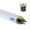 Câble d'alimentation YDYżo 450/750 4x2,5 blanc, installation, multiconducteur avec isolation PVC