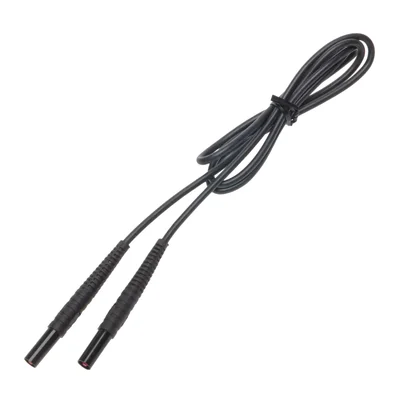 Cable de 1,2 m terminado con conectores tipo banana negros