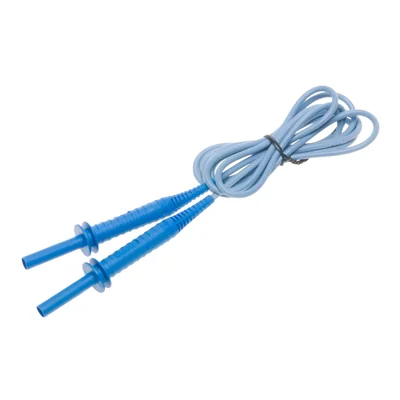 Cable de 1,8 m de 5 kV terminado con conectores banana azules