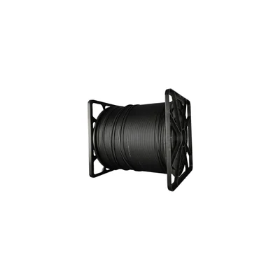 Cable de abonado de fibra óptica OS2 FTTx redondo SM 1J 9/125 LSOH negro ALANTEC