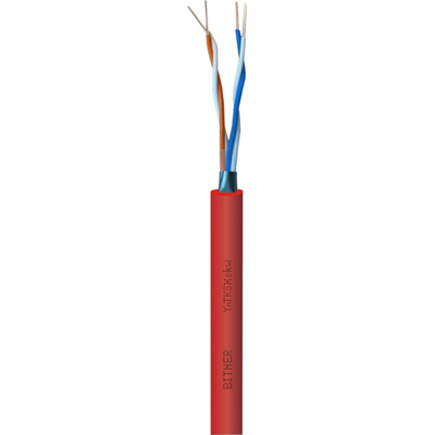 Cable de alarma contra incendios para instalación permanente YnTKSXekw 1x2x1.05