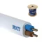Cable de alimentación nkt instal YDYp 450/750 2x1 blanco, multiconductor con aislamiento de PVC.