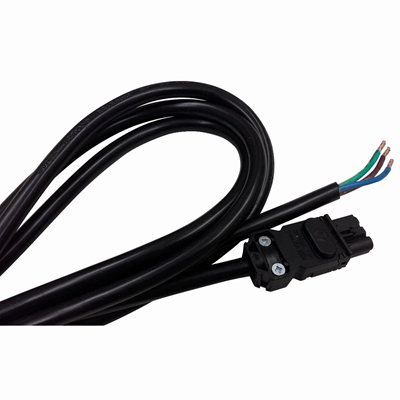 Cable de alimentación para lámpara LED estándar. CEI