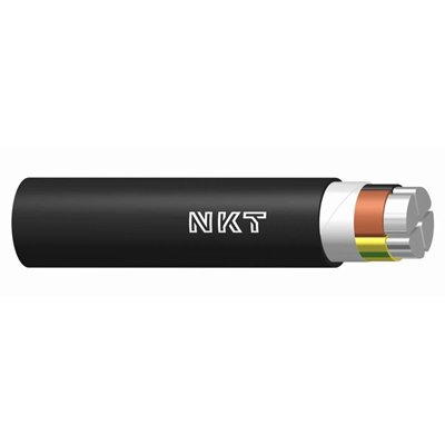 Cable de alimentación YAKXS 4x35 SE, reticulado 0,6/1kV (NA2XY)