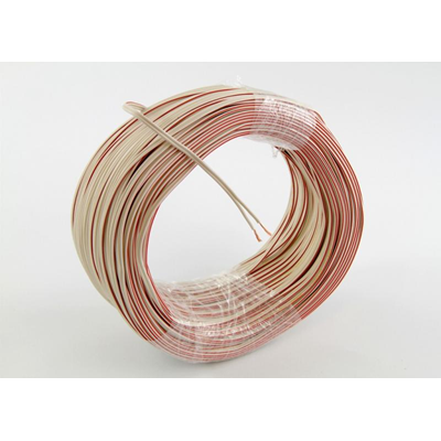 Cable de altavoz TLYp 2x0,5 - blanco
