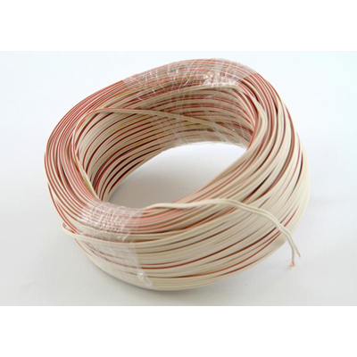 Cable de altavoz TLYp 2x0,5 - blanco