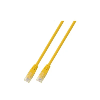 Câble de brassage RJ45 U/UTP cat. 5e PVC CCA jaune 2 m
