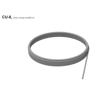 Cable de cobre Z4 MIE fi 8 - hilo +/-50kg