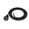 Cable de conexión con enchufe recto IP20 2x1,5 H05RR 2m negro