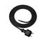 Cable de conexión con enchufe recto IP44 3x1,5 H05RR 1,5m negro