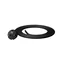 Cable de conexión con enchufe recto IP44 3x1,5 H05RR 1,5m negro