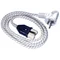 Cable de conexión con toma de tierra, longitud: 1,8 m, 10 A, gorro calefactor de algodón NZU OWżo 3x0,75 mm2 blanco