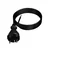 Cable de conexión PP-21/4.5M/2X1/H05RR con conector recto IP20; 2x1; H05RR; 4,5 m; negro