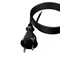 Cable de conexión PP-21/4M/2X1.5/H05RR con conector recto IP20; 2x1.5; H05RR; 4 m; negro