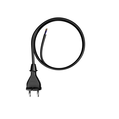 Cable de conexión PP-21/4M/2X1.5/H07BQF B/ZAW con conector recto IP20; 2x1.5; H07BQF; 4 m; negro