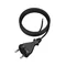 Cable de conexión PP-21/5M/2X1/H05RR con conector recto IP20; 2x1; H05RR; 5 m; negro