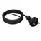 Cable de conexión PP-21/5M/2X1/H05RR con conector recto IP20; 2x1; H05RR; 5 m; negro