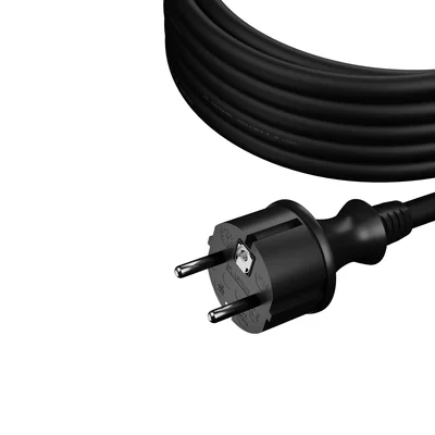 Cable de conexión PP-40H/10M/3X2.5/H05RR con conector recto IP44; 3x2.5; H05RR; 10 m; negro