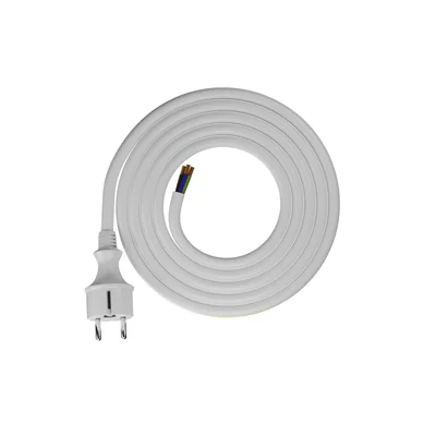 Cable de conexión PP-40H/2M/3X2.5/H05VV-F con conector recto IP44; 3x2.5; H05VV-F; 2 m; blanco