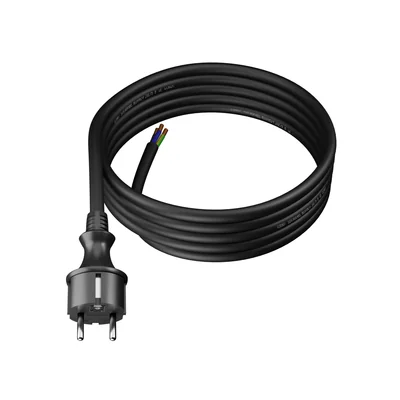 Cable de conexión PP-40H/4M/3X2.5/H05RR con conector recto IP44; 3x2.5; H05RR; 4 m; negro