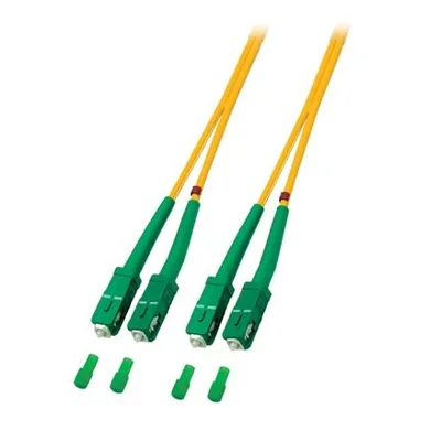 Cable de conexión SM, 9/125, dúplex SC/APC-SC/APC, longitud 3 m