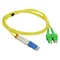 Cable de conexión SM SC/APC-LC dúplex 9/125 2,0 m ALANTEC